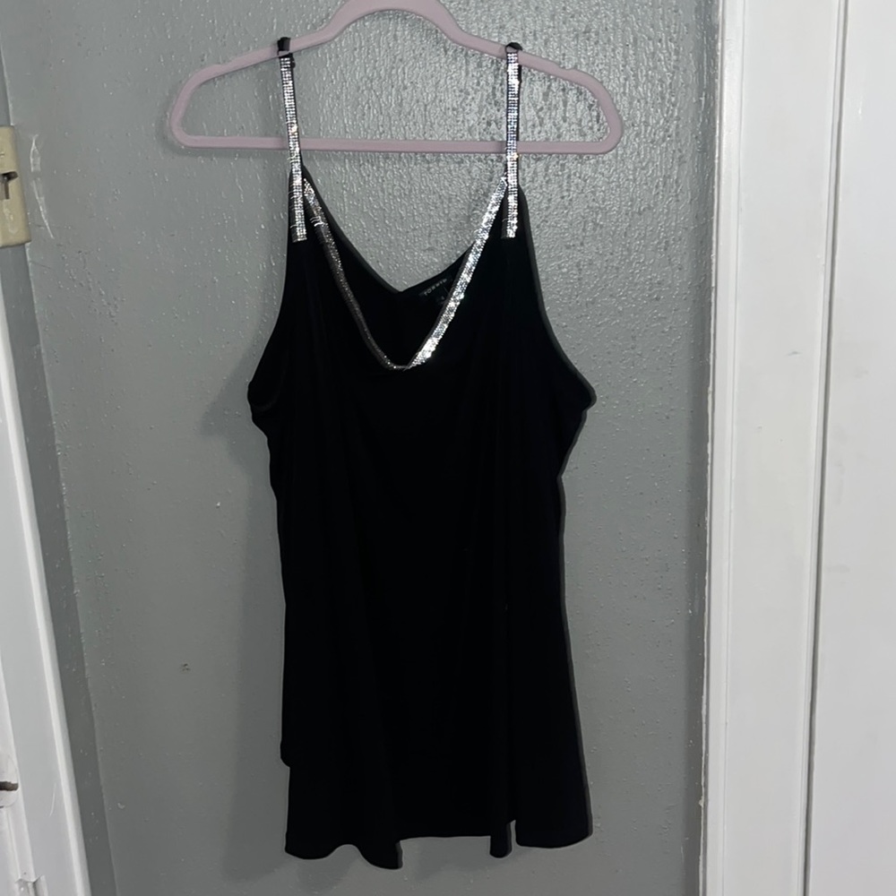Very cute & sparkly torrid tank top.